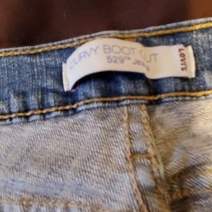 Levi's 529 Curvy Boot cut jeans